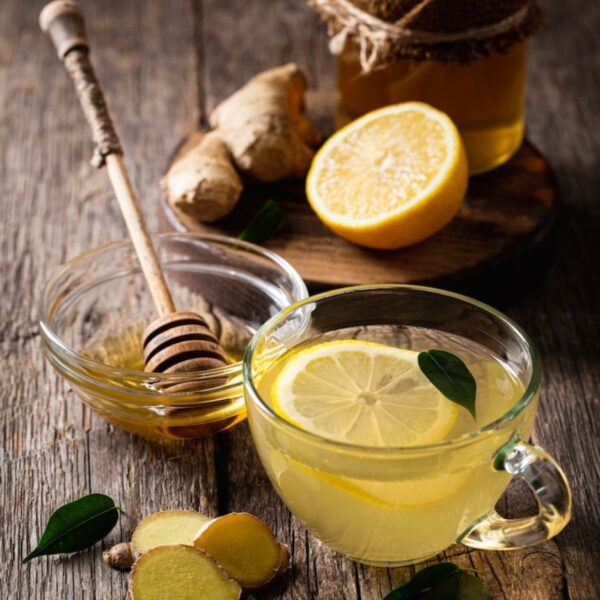 Ginger Juice with Honey and  Lemon