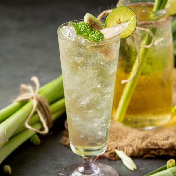 Sugarcane Juice with Ginger & Lemon